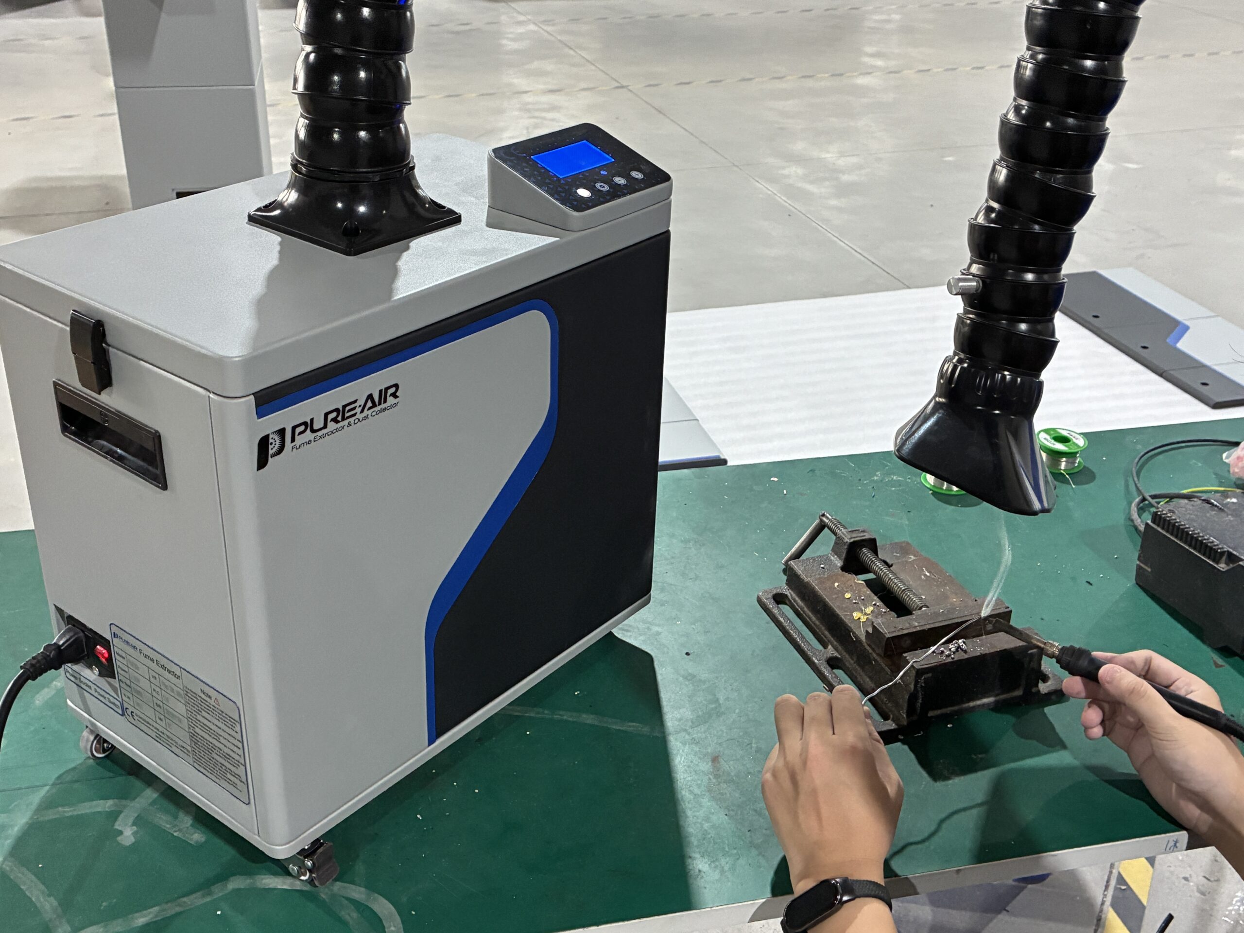 PURE-AIR fume extractor for PCB assembly