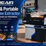 Desktop & Portable laser fume extractor: Fume Purification for Small Laser Workstations