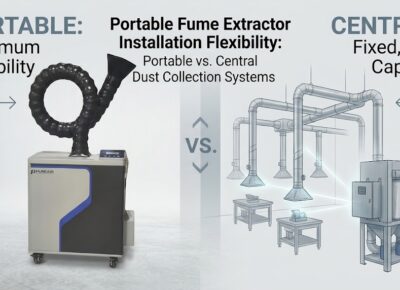 Portable Fume Extractor Installation Flexibility Portable Fume Extractor Installation Flexibility